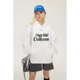 Unisex Jacket Retro Hooded Sweater Loose Spring and Autumn Coat